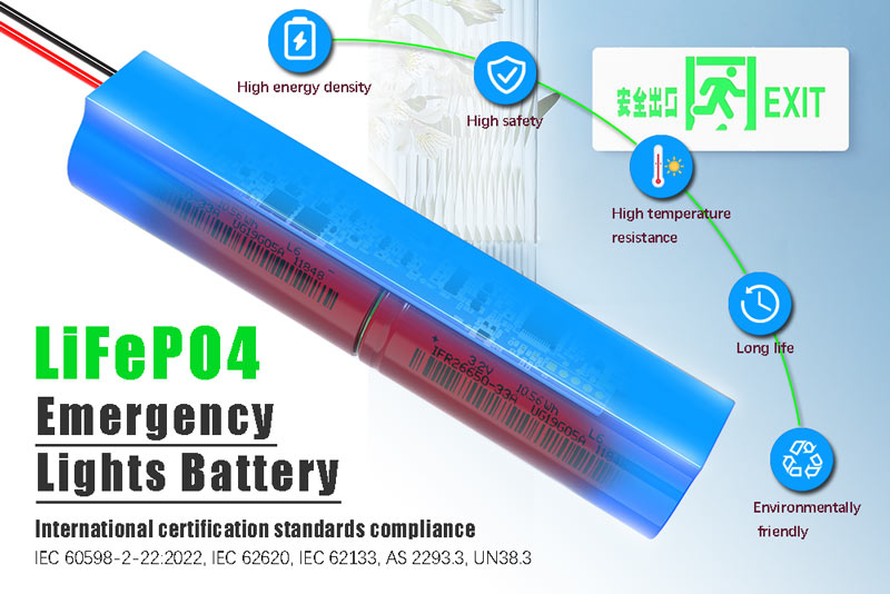 lifepo4 emergency lights battery - plb battery