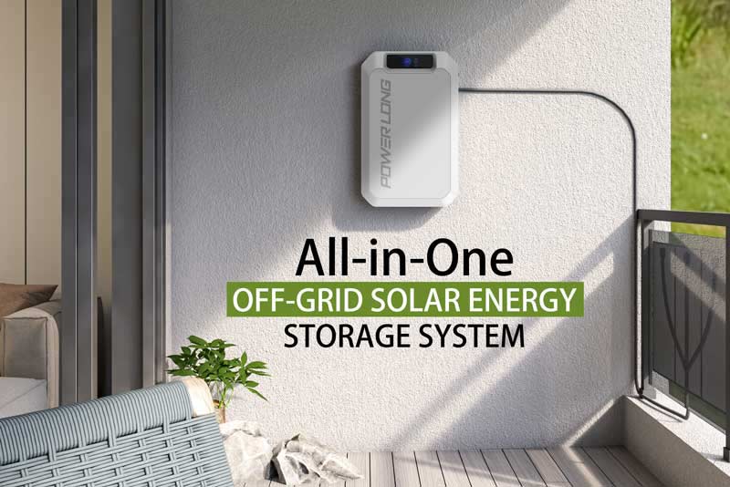 All-in-one off grid solar energy storage system - plb battery